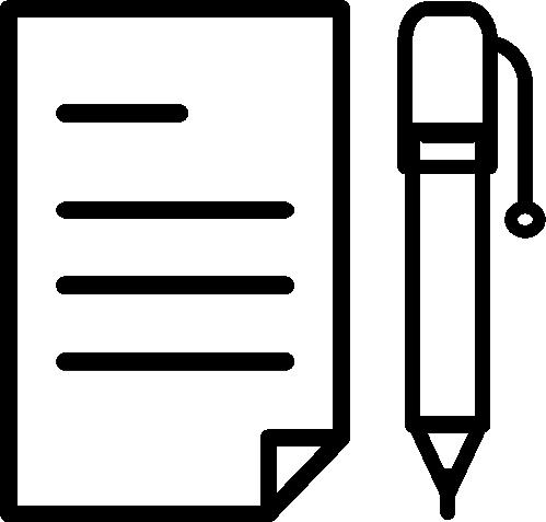Paper and Pen Icon